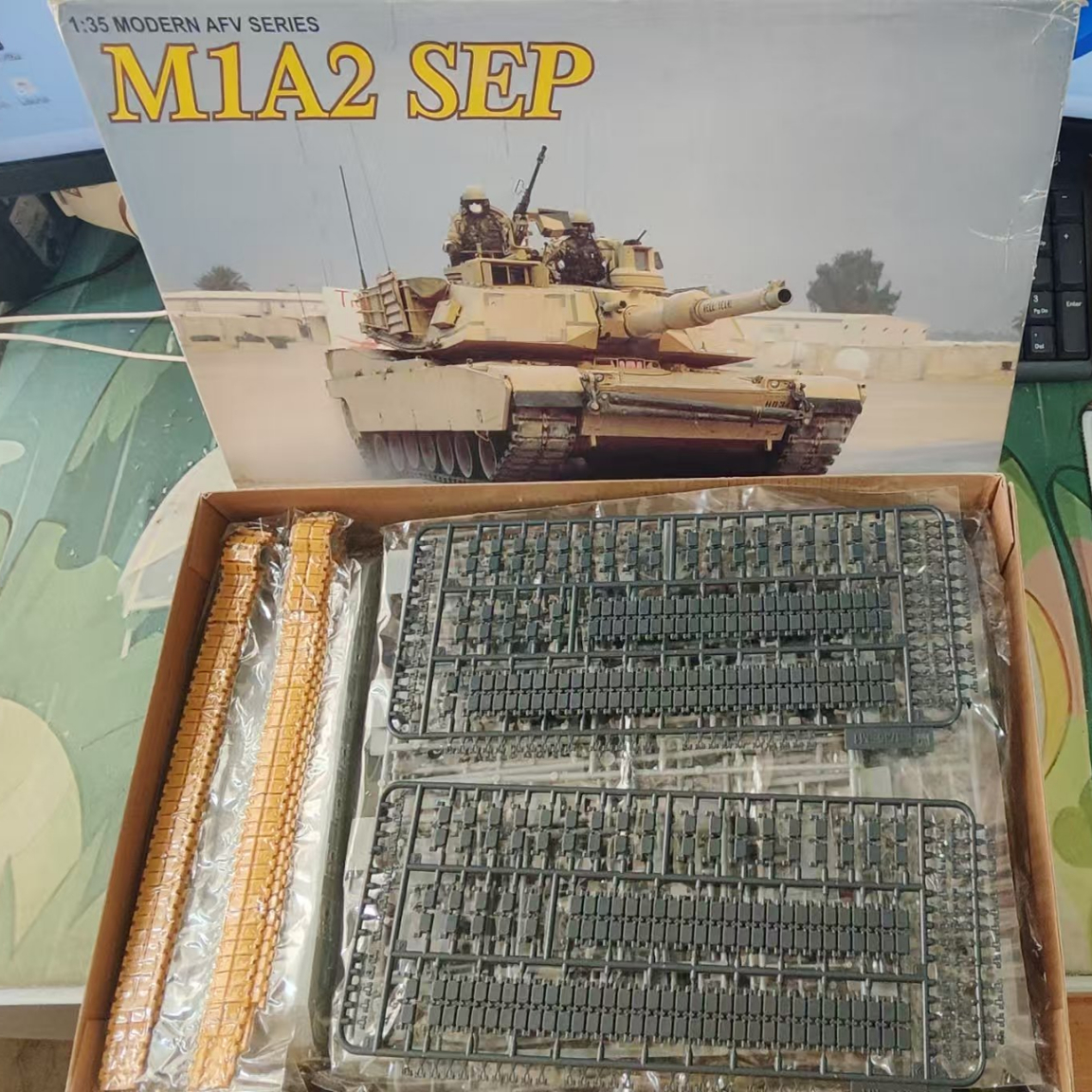 威龙 3536 1/35 美国M1A2 SEP主战坦克