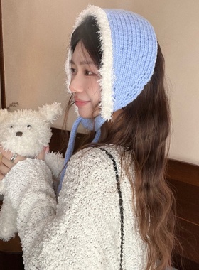 韩版加绒加厚新款发带小清新甜美秋冬天保暖护耳加厚珍珠发箍女生