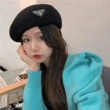 Шапка для отдыха, универсальный шерстяной ретро берет с капюшоном, в корейском стиле, популярно в интернете