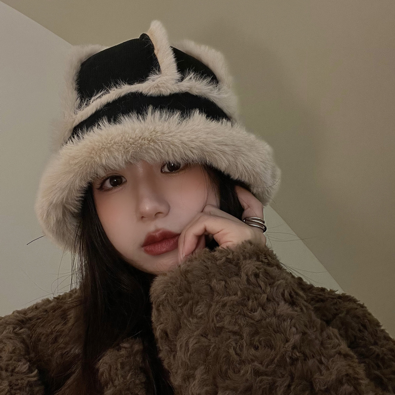 渔夫帽休闲出游优雅气质女秋冬季