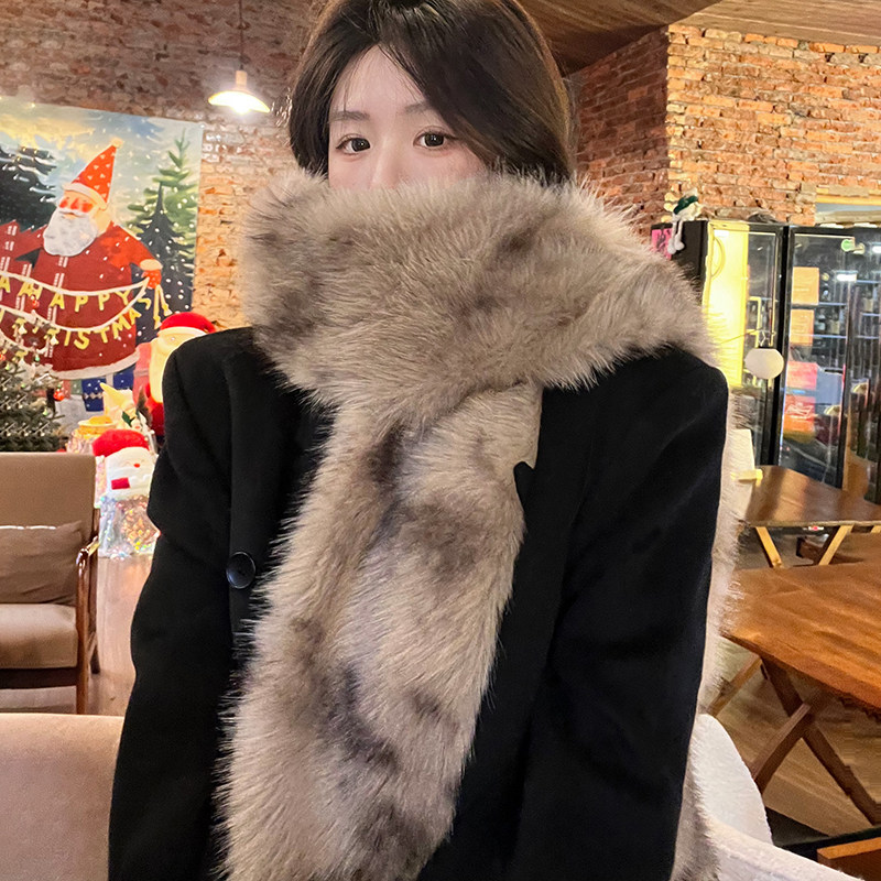 美拉德时髦复古冬季保暖加长仿皮草高级感毛毛围巾女毛绒百搭围脖,服饰配件/皮带/帽子/围巾,围巾/丝巾/披肩,淘宝优惠券,粉丝福利购,淘宝优惠卷