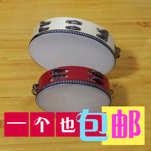 儿童舞蹈铃鼓奥尔夫专业打击乐器手拍鼓手摇铃鼓幼儿园老师用双排