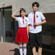 初中生毕业照班服学院风中学生校服套装 小学生六年级大合唱演出服