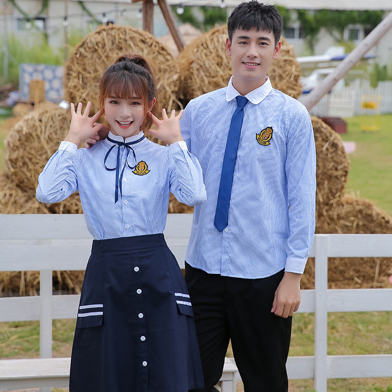 诗朗诵大合唱团演出服装唱红歌比赛小学生运动会开幕式方阵班服装