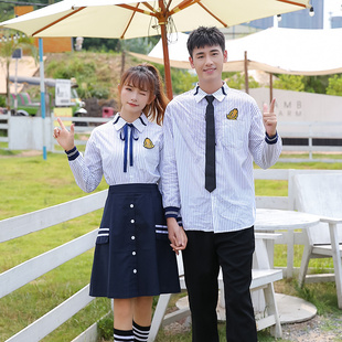 运动会开幕式女中小学生大合唱团队演出礼服唱红歌朗诵比赛衣服装