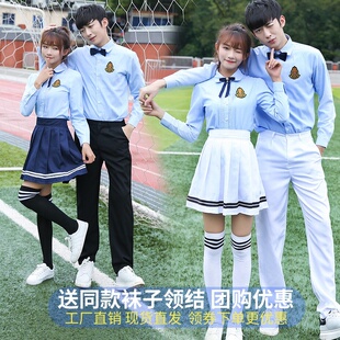 小学唱红歌演出服中学生朗诵演讲礼服女初中生大合唱团比赛表演服