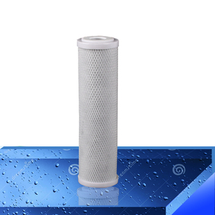 净水机过滤器纯水机滤芯10寸平口压缩活性碳棒通用