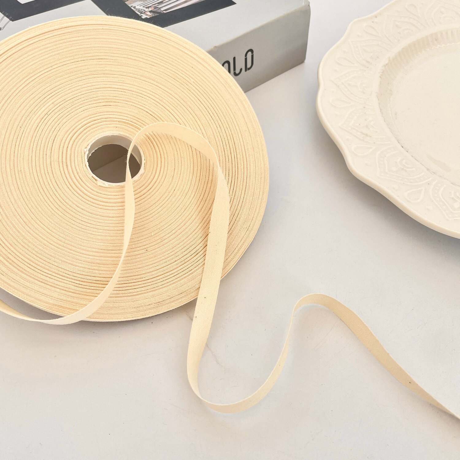 布亦布料 | 本白纯棉织带 平纹 手工包捆边绑带箱包布艺 DIY 辅料