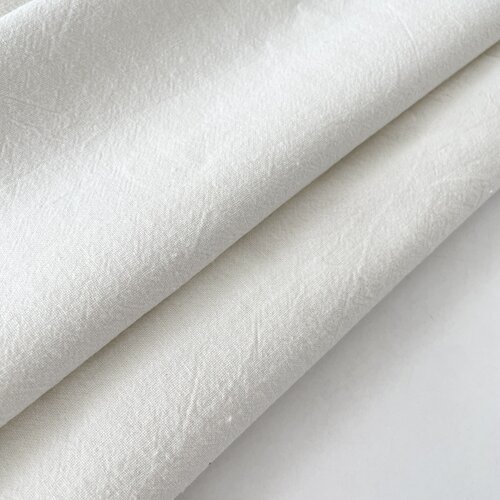 布亦皱布白连衣裙桌布衣服沙发小清新ins风手工diy布料