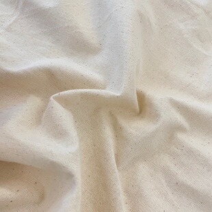 布亦新款简约纯色硬棉布小清新ins连衣裙服装桌布抱枕手工diy