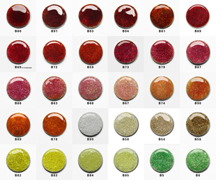 B系列日本原产进口七宝烧珐琅釉料 透明色 30g每包