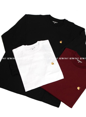 Carhartt WIP Chase L/S T-Shirt 金标LOGO长袖圆领T恤I026392
