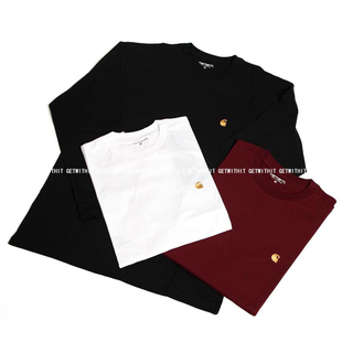 Carhartt 金标LOGO长袖 Chase Shirt 圆领T恤I026392 WIP