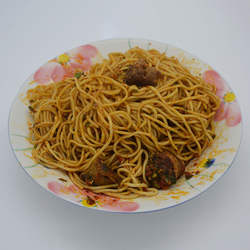 青海特产小吃 尕晋娃羊肠面手抓面 花面场面小吃6碗装