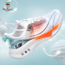 西域骆驼跑步鞋男士薄款网面透气轻便运动鞋初中学生中考减震跑鞋