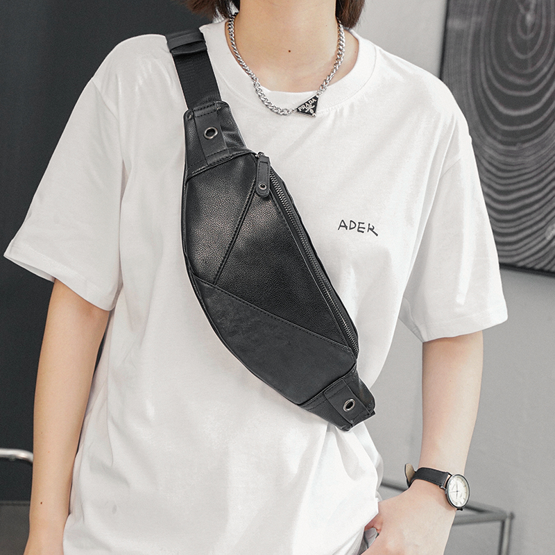 新款时尚休闲小胸包腰包 韩版男包潮流小背包小挎包手机包潮包包