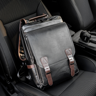 男士 背包大学生书包电脑背包大容量休闲户外背包 双肩包复古潮新款