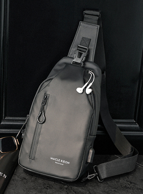 2025新款防水耐磨胸包 韩版男包休闲时尚小背包挎包商务小包潮包