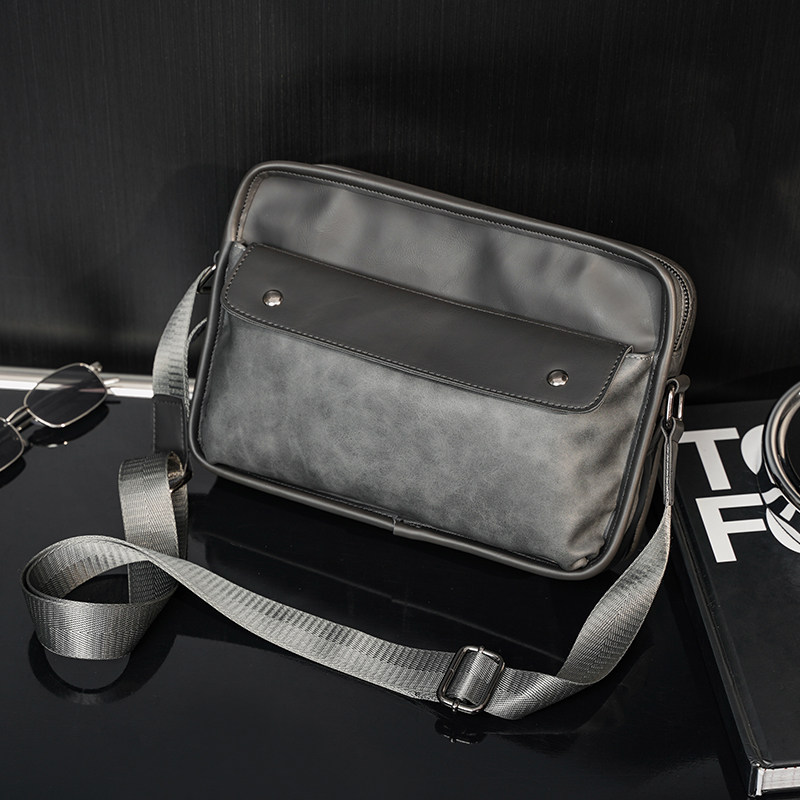 2025新款复古时尚邮差包单肩包 韩版男包休闲斜挎包潮流小方包包,箱包皮具/热销女包/男包,男士包袋,淘宝优惠券,粉丝福利购,淘宝优惠卷