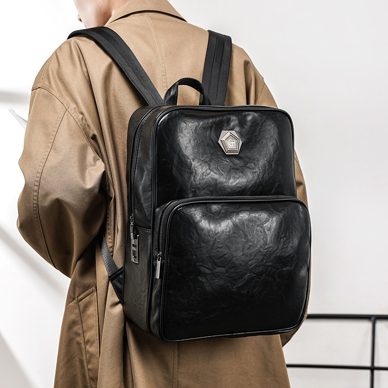 带密码锁设计背包男双肩包大容量电脑包高级感商务休闲旅行包2025,箱包皮具/热销女包/男包,双肩背包,淘宝优惠券,粉丝福利购,淘宝优惠卷