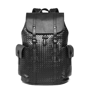 书包电脑包机车背包 商务休闲旅行背包时尚 新款 大容量翻盖双肩包