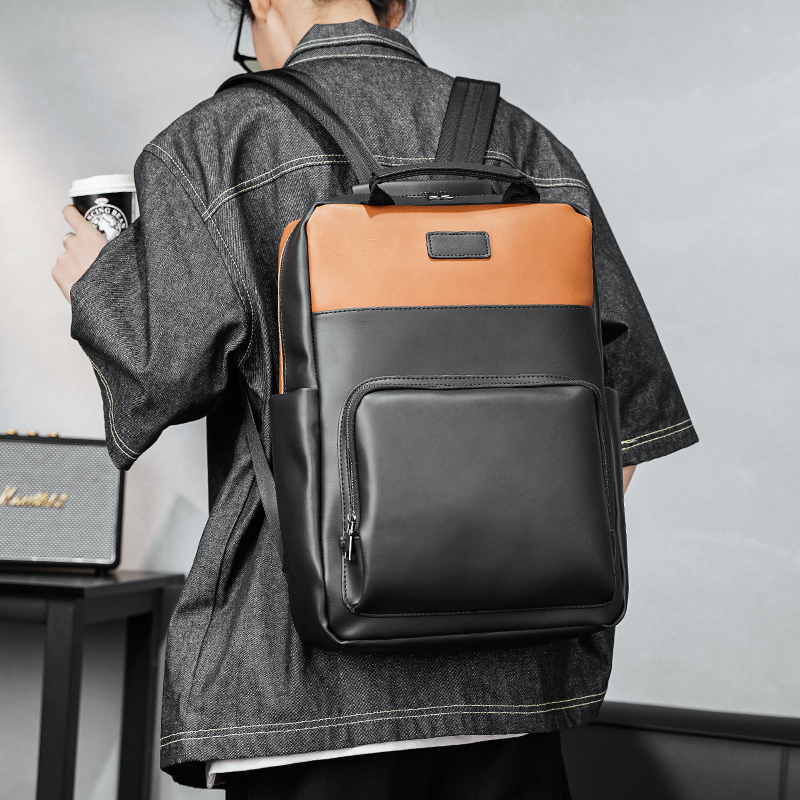 大容量舒适休闲男背包新款