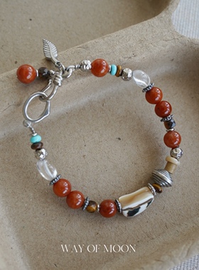 WAYOFMOON樱桃玛瑙小众手链