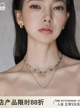 WAYOFMOON童趣小鲨鱼吊坠项链