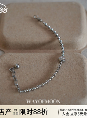 WAYOFMOON简约月白小清新手链