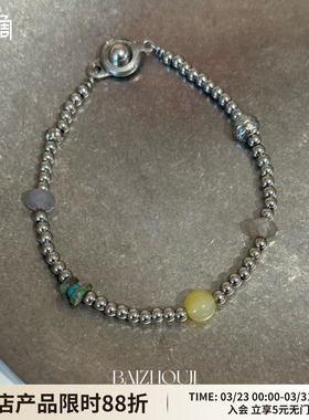 WAYOFMOON高级感银色手链