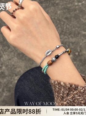 WAYOFMOON小众高级感松石手链