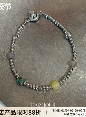 WAYOFMOON高级感银色手链