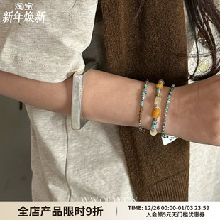 WAY MOON原创设计小众独特高级感御幸米珠手串中性多巴胺手链