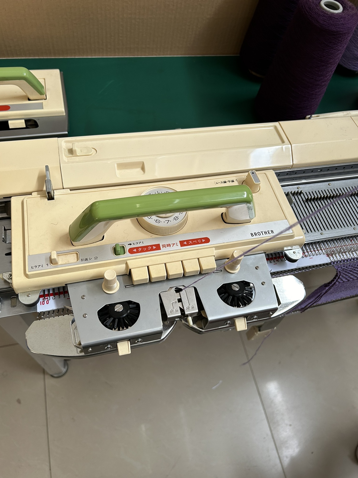 二手兄弟牌编织机KH821  5针提花机