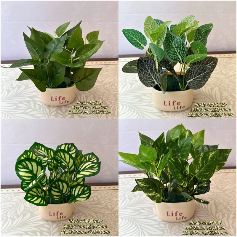 仿真植物墙绿植墙假花假草室内室外背景墙装饰花草绿萝隔断小盆栽