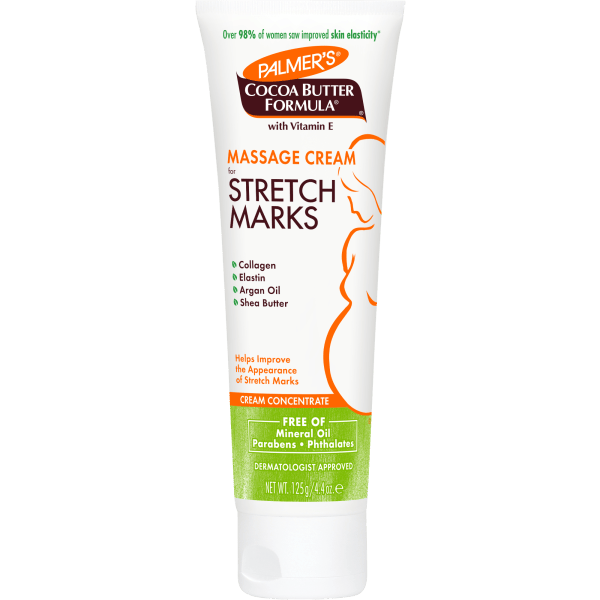 American Palmer's Stretch Mark Repair Cream 125g, Postpartum Stretch Mark Reduction, Cocoa Butter Massage Cream, Pregnancy Cream