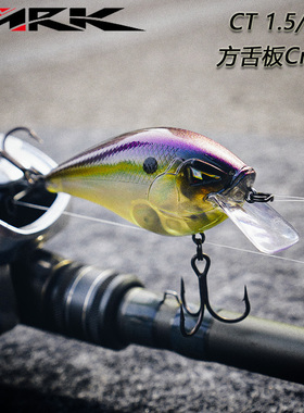 ARK美国 CT1.5/CT2.5 浅层噪音方舌板胖子CRANKBAIT路亚反应饵