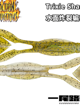 美国Innovations Trixie Shark裸女水面炸裂蝙蝠路亚软饵双卷尾