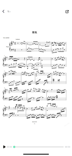 理查德·克莱德曼 《梁祝》钢琴五线谱的 简谱