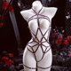 性感绳衣 重工手作天鹅绒缎带束缚衣 悦己独家｜十二宫 摩羯宫