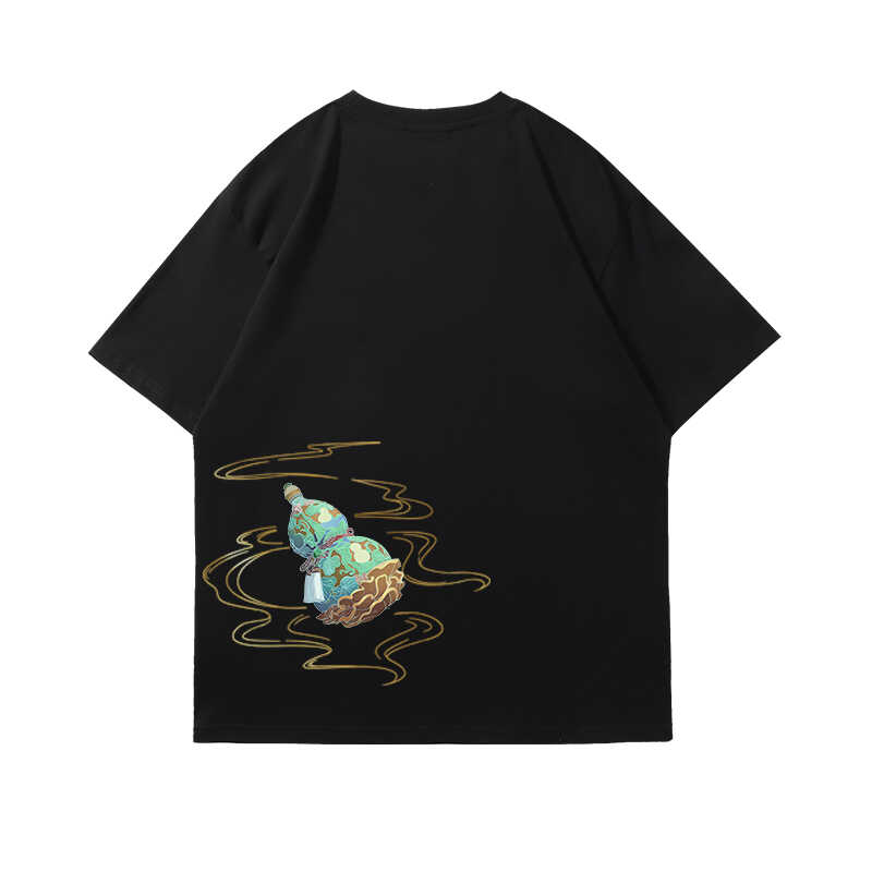 亏本清仓悦己设计 黑神话悟空葫芦男士T恤手绘原创帅气国潮男装