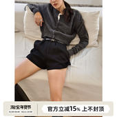 B入经典 chao好版 型时髦高腰羊毛花苞型短裤 SOTHEA 立体裁剪短裤