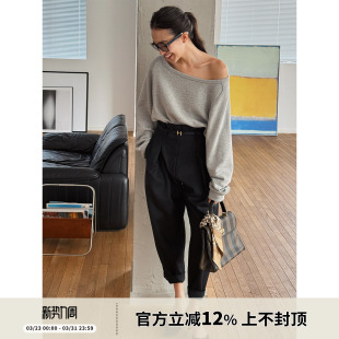 LADY精致好穿羊毛高腰锥形裤 CHIC 休闲裤 西装 SOTHEA 裤 MODERN