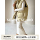 SOTHEA 时髦简约主义R 风茧型外穿马夹高级感90羽绒马甲背心女冬