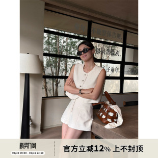 套装 2025年韩国进口小香风马甲外套短裤 两件套女 夏日系列 SOTHEA