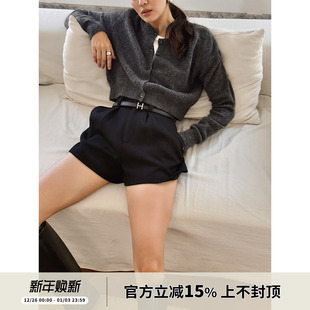 立体裁剪短裤 SOTHEA 型时髦高腰羊毛花苞型短裤 chao好版 B入经典