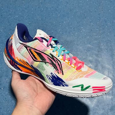 李宁利刃5V2篮球鞋男鞋聚核芯科技低帮减震回弹专业比赛鞋ABAV059