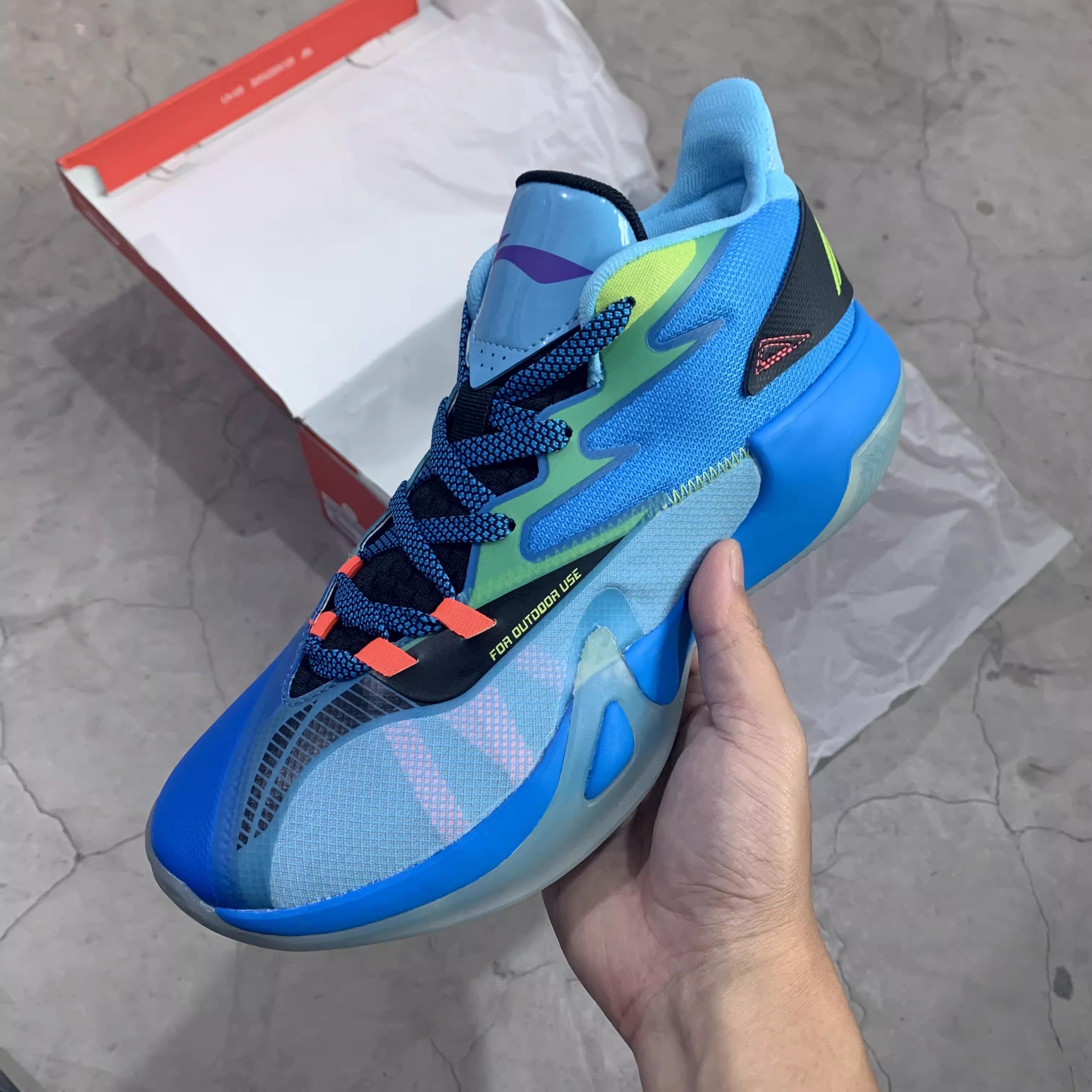 李宁疾风系列男鞋耐磨防滑减震回弹实战鞋专业比赛篮球鞋ABPR061