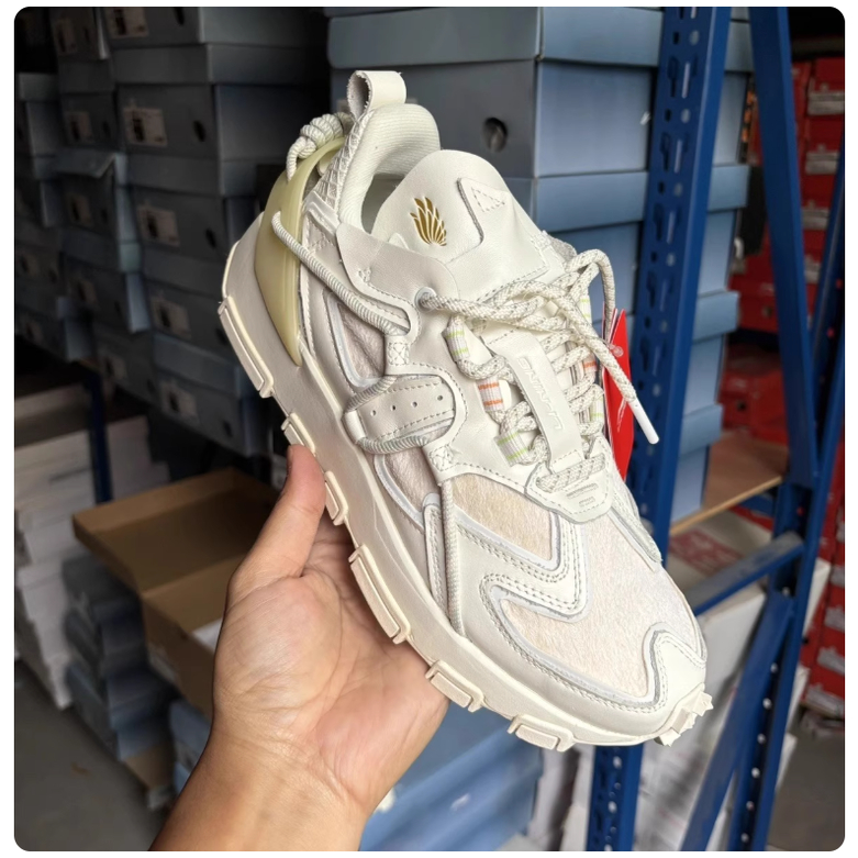 李宁CF溯系列女鞋丝绸之路百搭耐磨减震防滑低帮老爹鞋AGCQ622-6