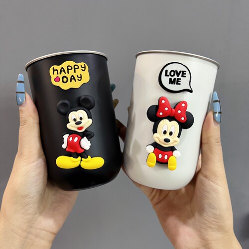 不锈钢漱口杯情侣刷牙水杯学生